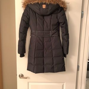 Kay Lavish Fur Trim Down Coat